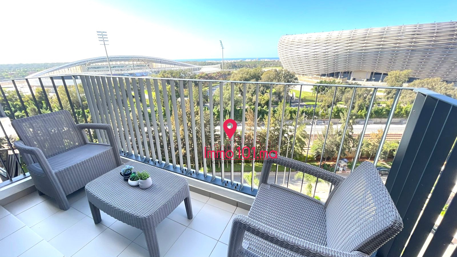 Location appartement meublé à Prestigia – Hay Riad SILAM2272